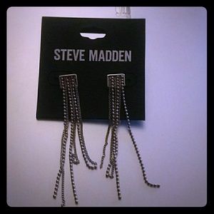 Silver dangle earrings